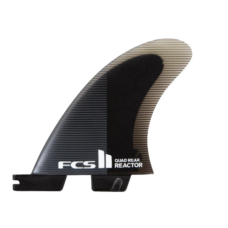 surfboards with increased volume for better buoyancy-FCS II Reactor PC Quad Rear Fins