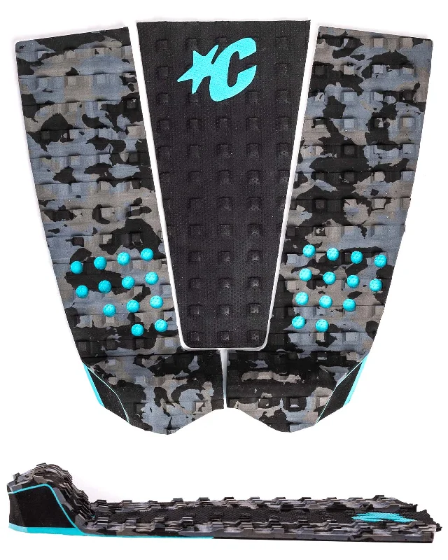 Carbon Camo Fluro Blue Black