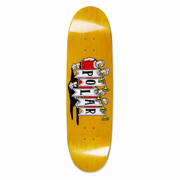 surfboards with responsive tail designs-Polar Skate Co. - Team Model - Football Shape