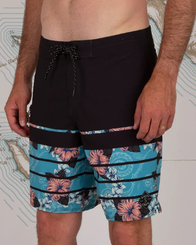 surfboards with responsive tail designs-Salty Crew Dawn Patrol 19" Boardshorts - Black