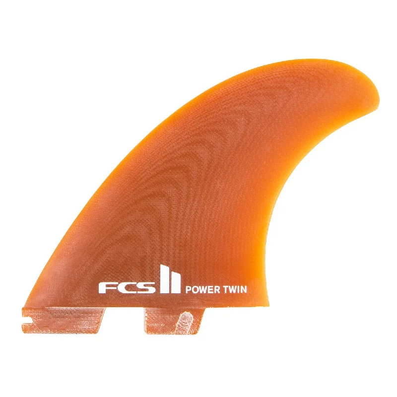 surfboards with high-performance rails-FCS II POWER TWIN + STABILISER PG XL COLA