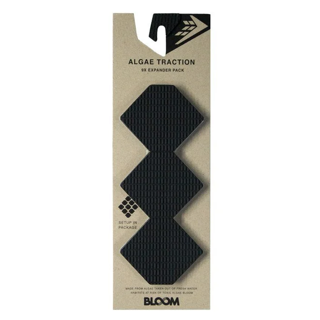 surfboards for long-distance paddling-Deck pads - Firewire -  9X Hex Expander Traction Pack - Black