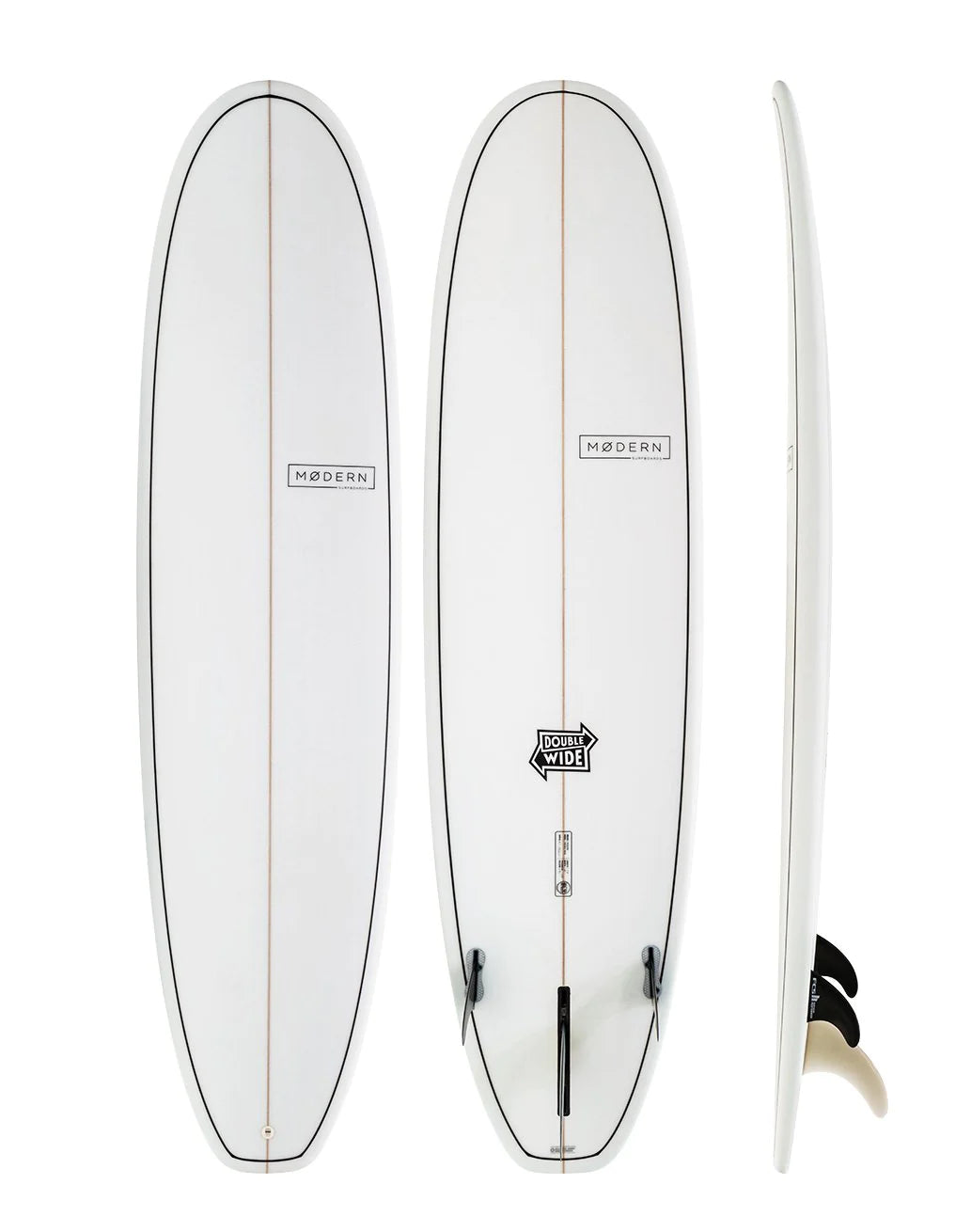 surfboards for long rides-Modern Double Wide 7'4" Surfboard