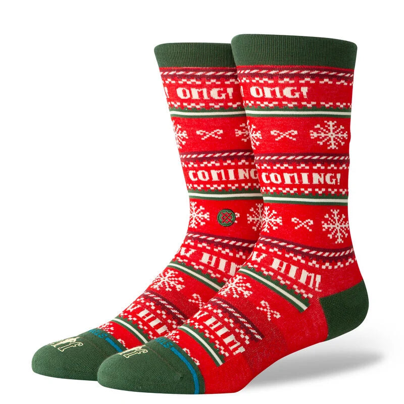 surfboards for smooth wave exits-Elf X Stance Crew Socks