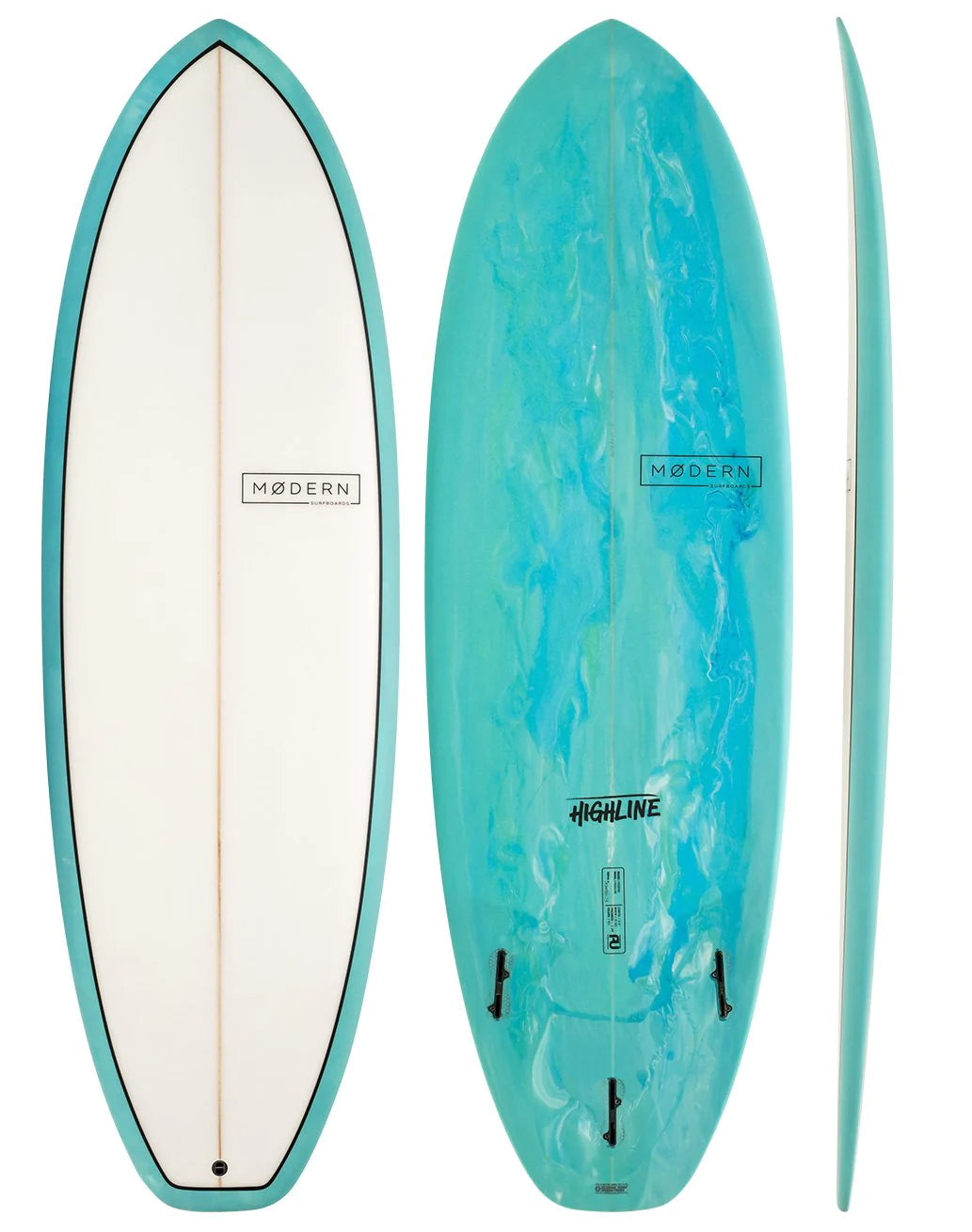 surfboards with reinforced construction for durability-Modern Highline 6'4" Surfboard