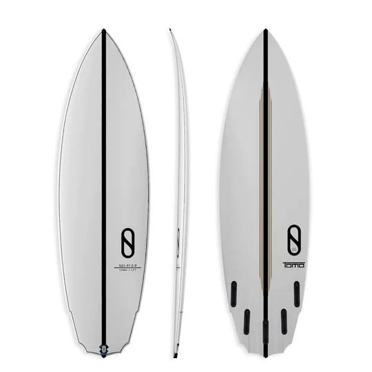 surfboards with quad-fin setup for speed-4'4" SLATER DESIGNS SCI-FI 2.0 GROM  X 15 1/4″ X 1 7/8″ - 13.5L FUTURES