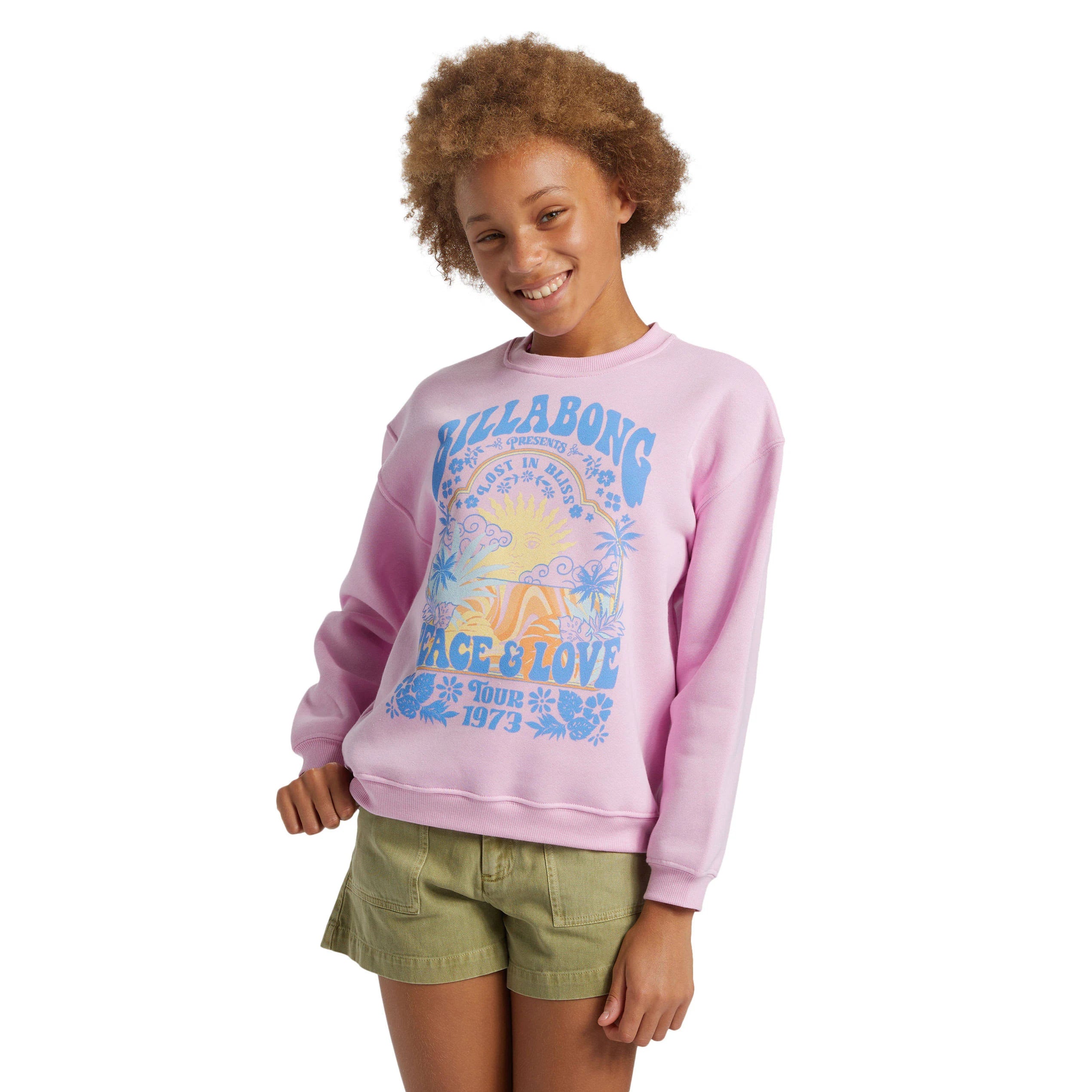 surfboards with lightweight and responsive designs-Billabong Girls Reach For The Sun Pullover Sweatshirt