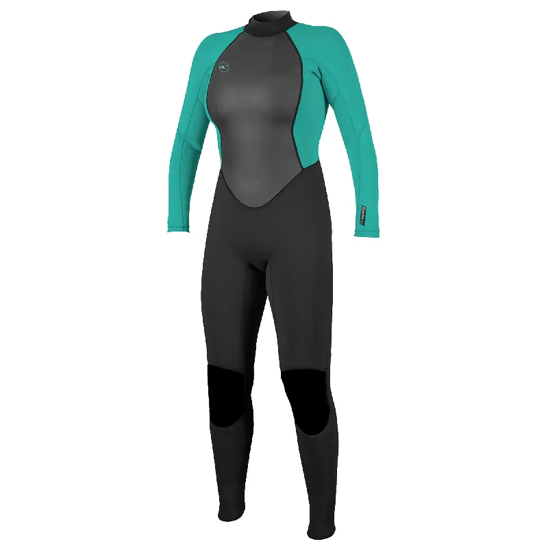 best shortboards for advanced surfers-O'Neill Reactor II 3/2mm Women's Fullsuit Wetsuit - Black/Light Aqua