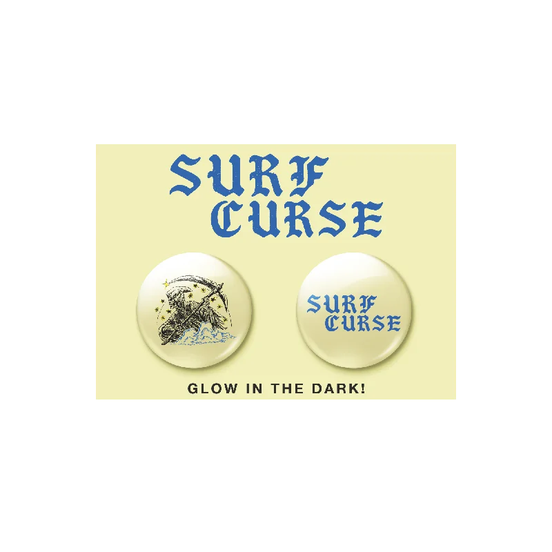 durable surfboards for tough conditions-Reaper Button Set (Glow in the Dark)