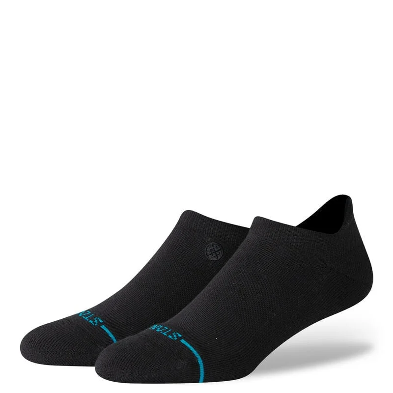 surfboards with better wave-catching ability-Stance Icon Low Tab Sock Black