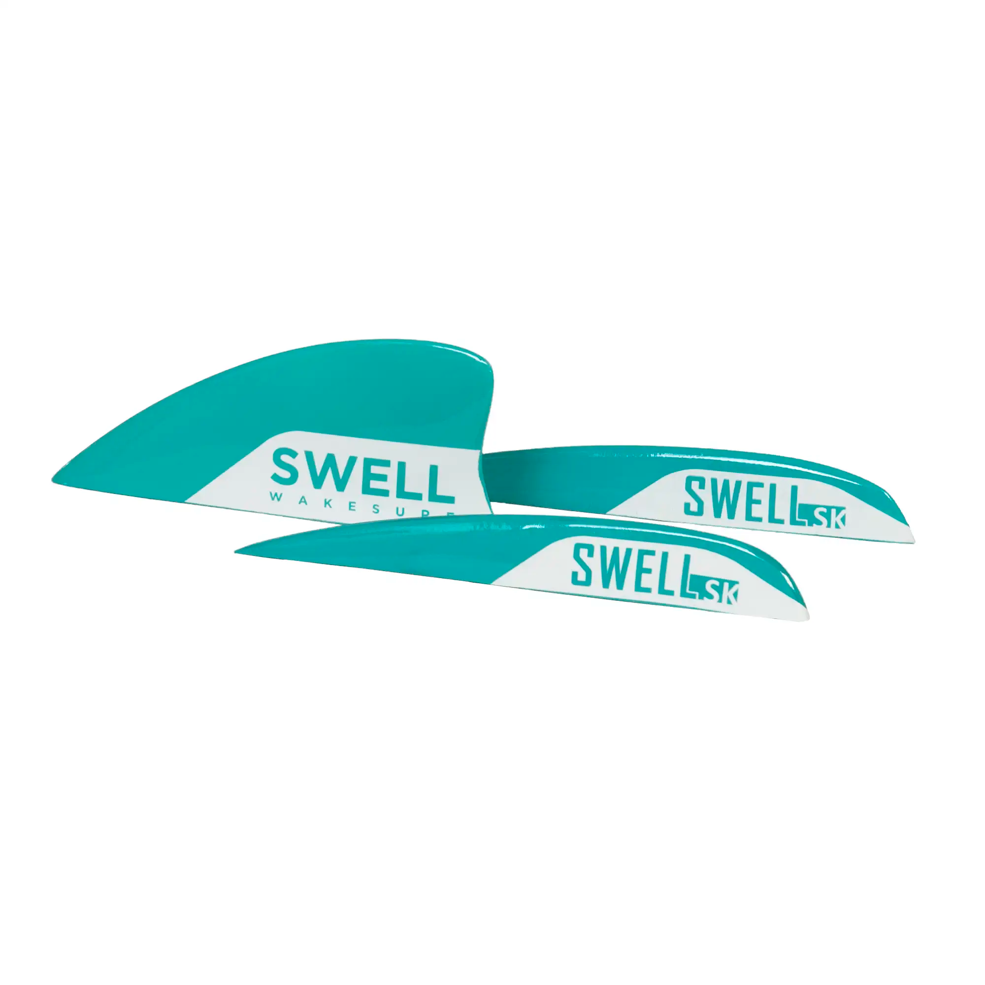 best surfboards for all-around use-SWELL Wakesurf Fiberglass Fins - Pepin Skim Fin Set