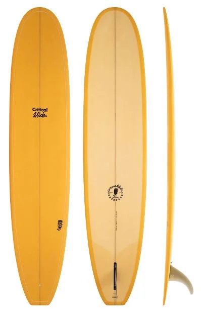 surfboards for smooth wave exits-Critical Slide 9'2" Loggerhead PU (Honey)