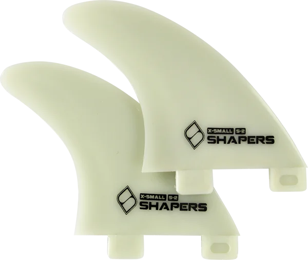 surfboards for relaxed cruising-Shapers Australia S-2 Fcs Side Bite Natural 2 Surfboard FIN Set