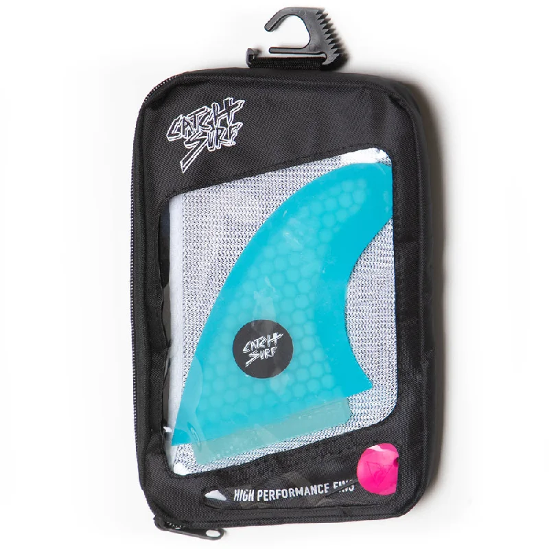 surfboards for all-weather use-Ultra Hi-Perf Tri Fin Kit - Cyan