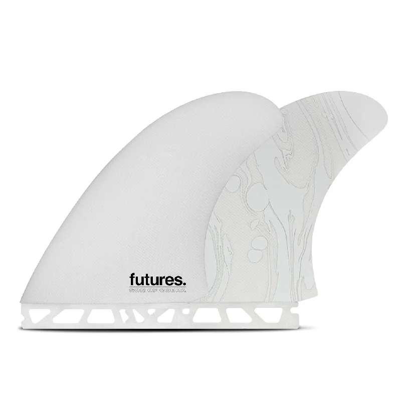 surfboards for high-speed rides-FUTURES SON OF COBRA FG TWIN GREY L