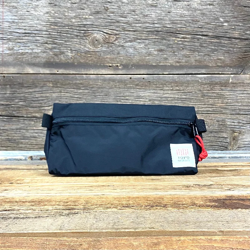 surfboards with great balance-TOPO Canvas Dopp Kit - Black