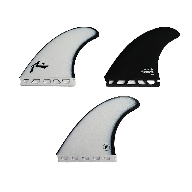 surfboards for long rides-Rusty x Futures Thruster Fin Set