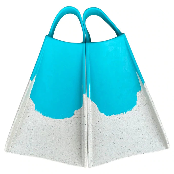 durable surfboards for tough conditions-Yucca Fins - Soft Flex - Turquoise Scraps