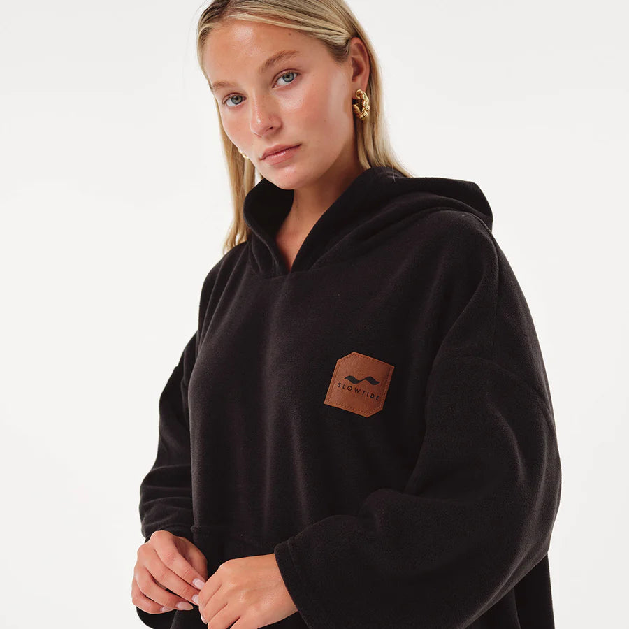 surfboards with improved fin placement-Slowtide Everyday Fleece Poncho