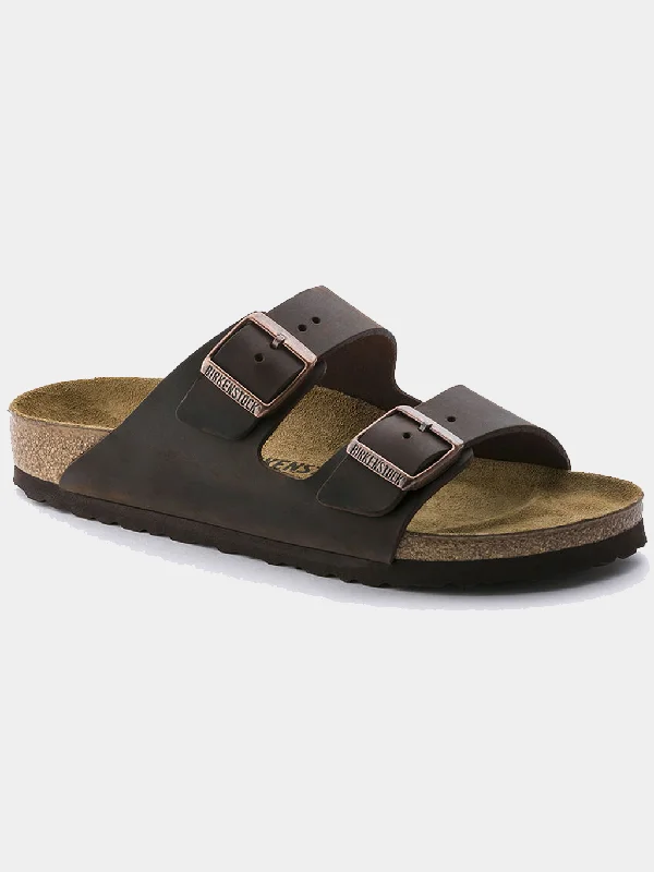 surfboards for ultimate maneuverability-Arizona Oiled Leather Sandal (Wide)