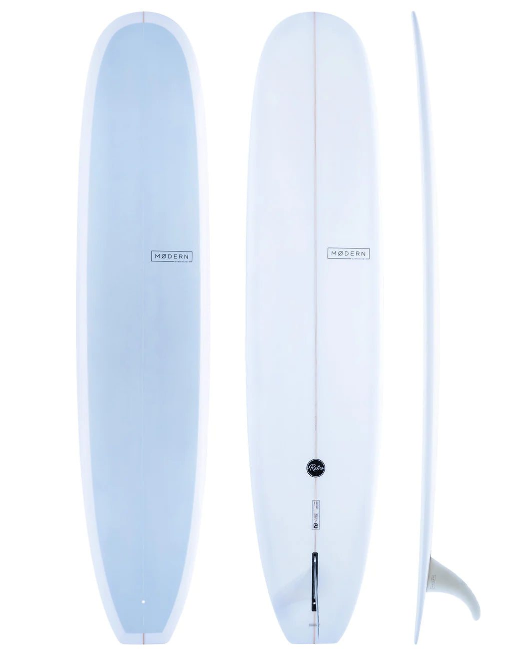 surfboards with great rail control-Modern Retro 9'6" Surfboard