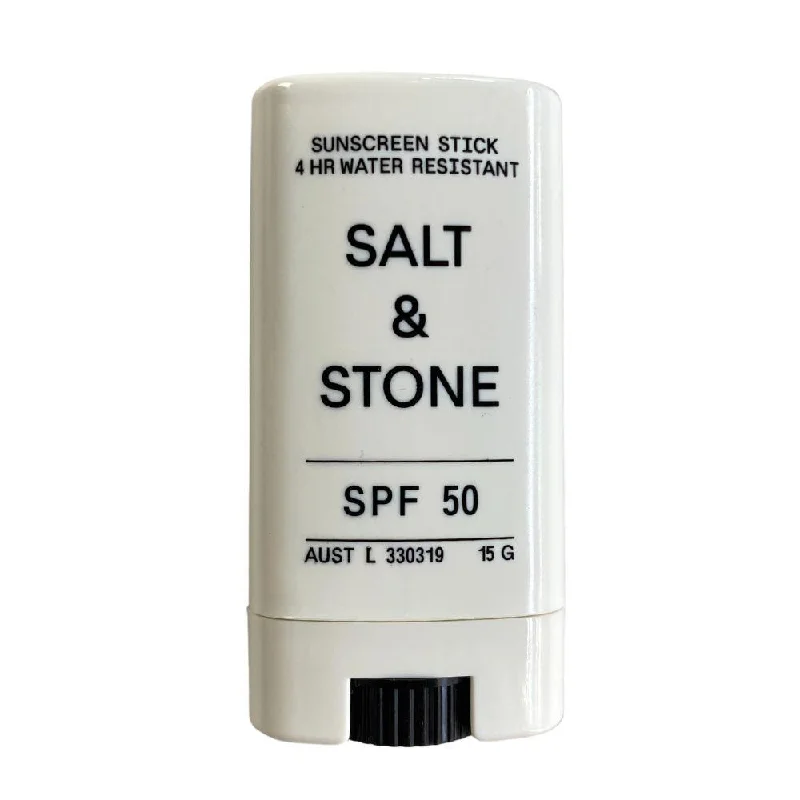 surfboards for ultimate maneuverability-SALT & STONE ORGANIC SPF 50 UNTINTED FACE STICK