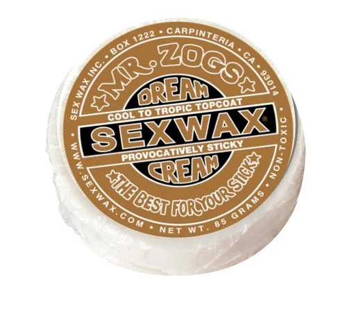 surfboards with wide tails for power-MR ZOGS SEX WAX DREAM CREAM COOL TO TROPIC