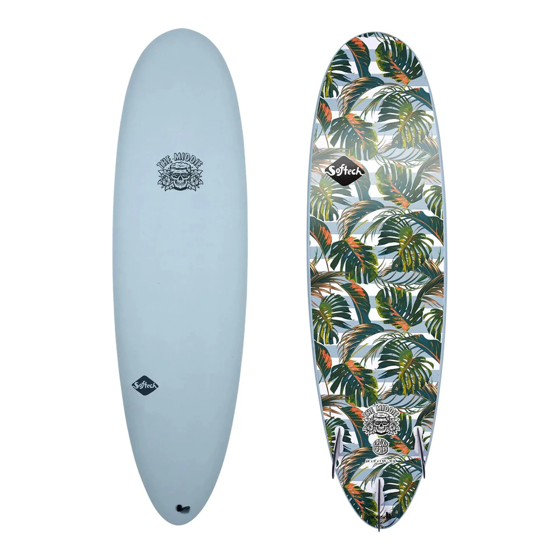 surfboards for carving and maneuvering-SOFTECH MIDDIE SURFBOARD