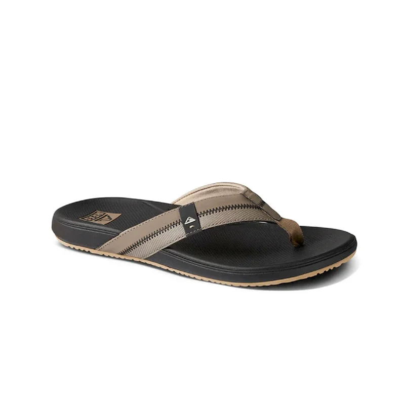 surfboards with a stable ride-Reef Cushion Phantom 2.0 Men's Sandals - Fossil/Raven