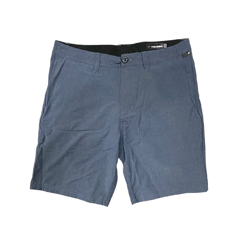 surfboards for quick paddling-Volcom Freakin Hybrid Shred 20" Walkshort - Blue Heather