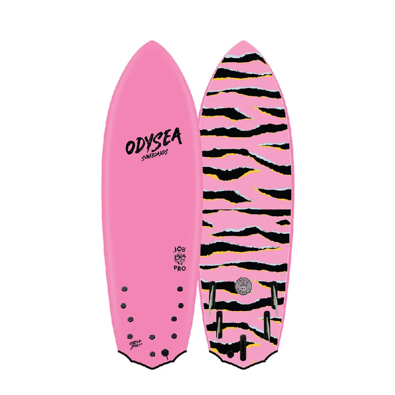 surfboards for smooth wave exits-Odysea - 5'2" Five Fin JOB Pro - Hot Pink