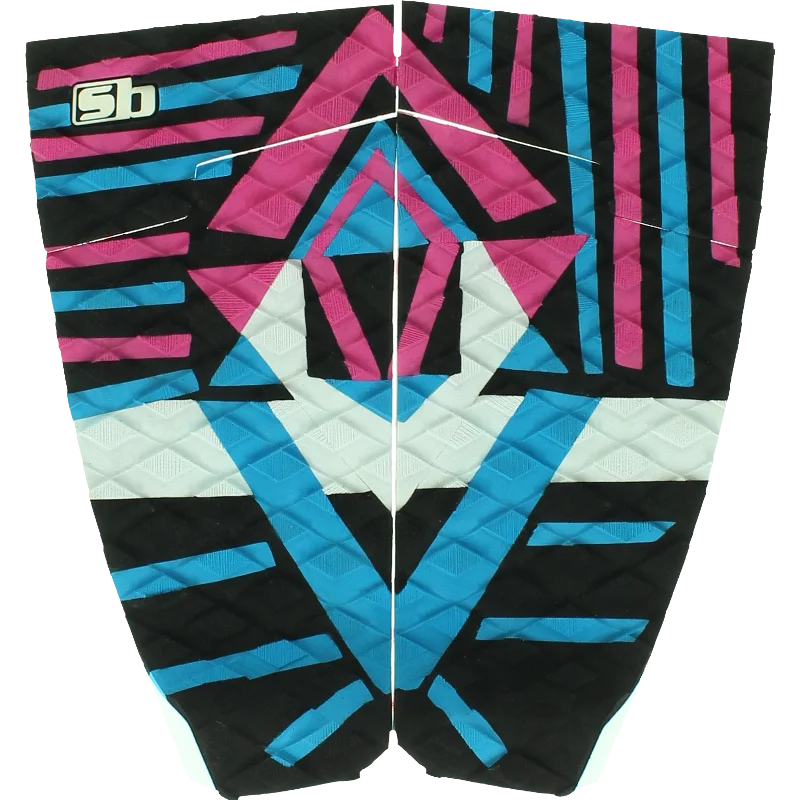 best surfboards for beginners-SB Sticky Bumps Prism Traction Black/Pink