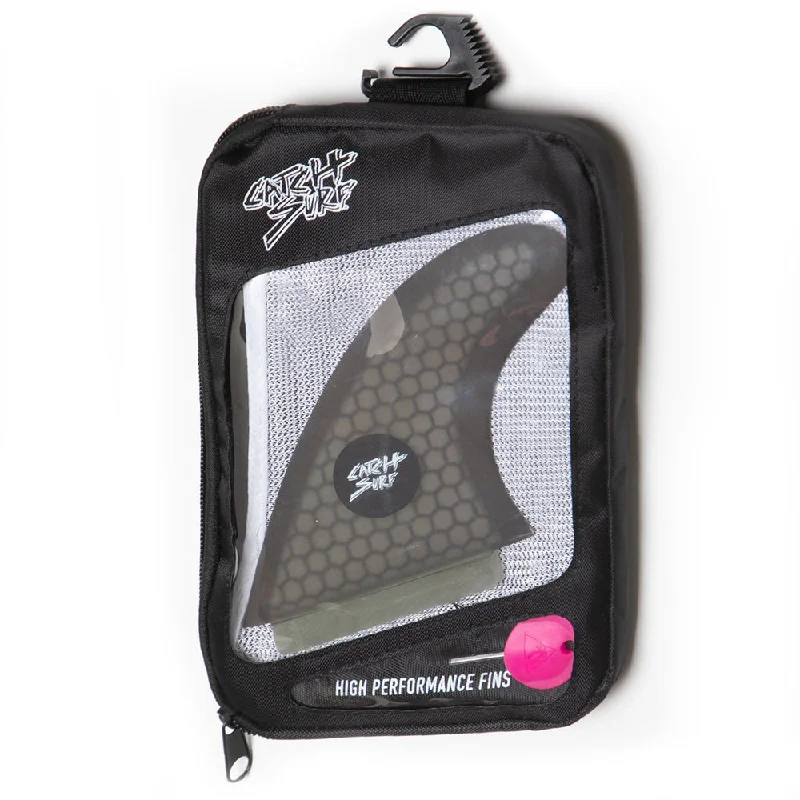 surfboards for quick response in heavy surf-Ultra Hi-Perf Tri Fin Kit - Black