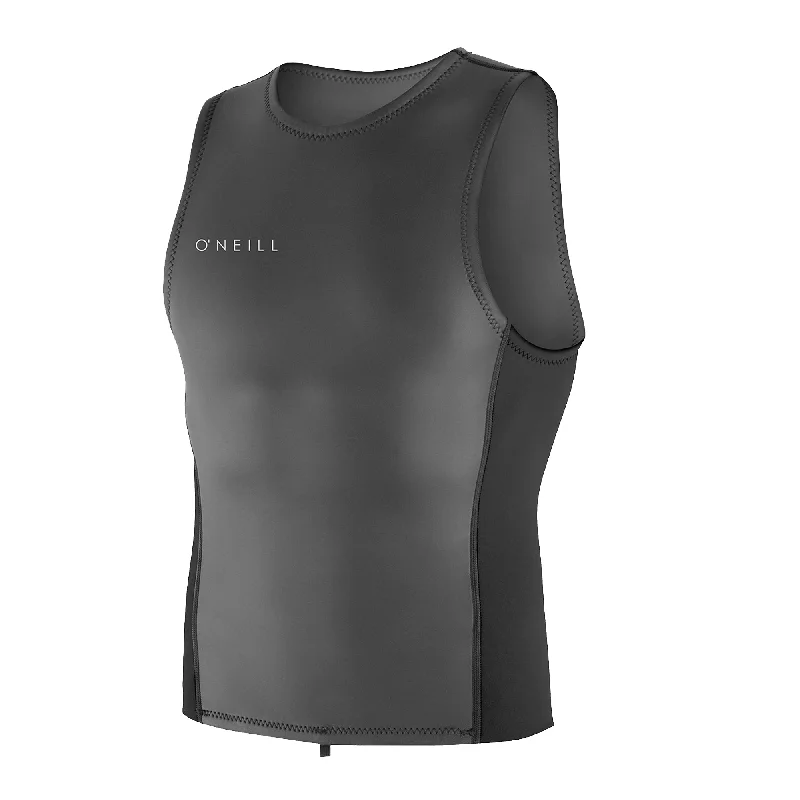 surfboards with wide tails for power-O'Neill Reactor 2/2mm Men's Vest Wetsuit