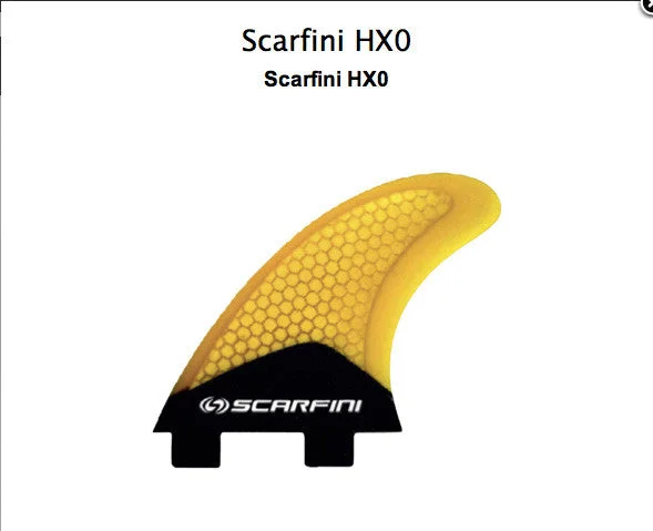 surfboards with high tail kick for pop-Scarfini - HX0 Thrusters