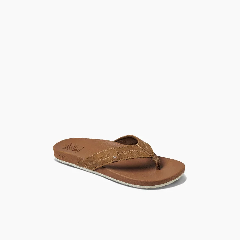 surfboards with wide tails for added power-Reef Kids Cushion Phantom Sandals - Tan