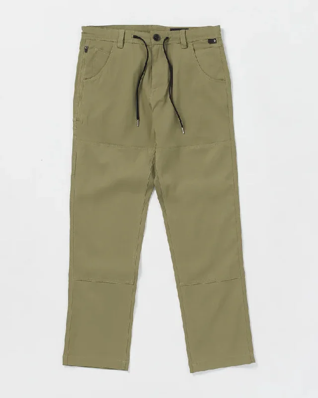 surfboards with better wave-catching ability-Volcom Stone Trail Master II Pants - Thyme Green