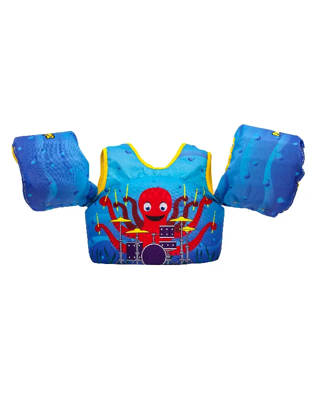 durable surfboards for tough conditions-Paddle Pals Child's Swim Vest - Octopus