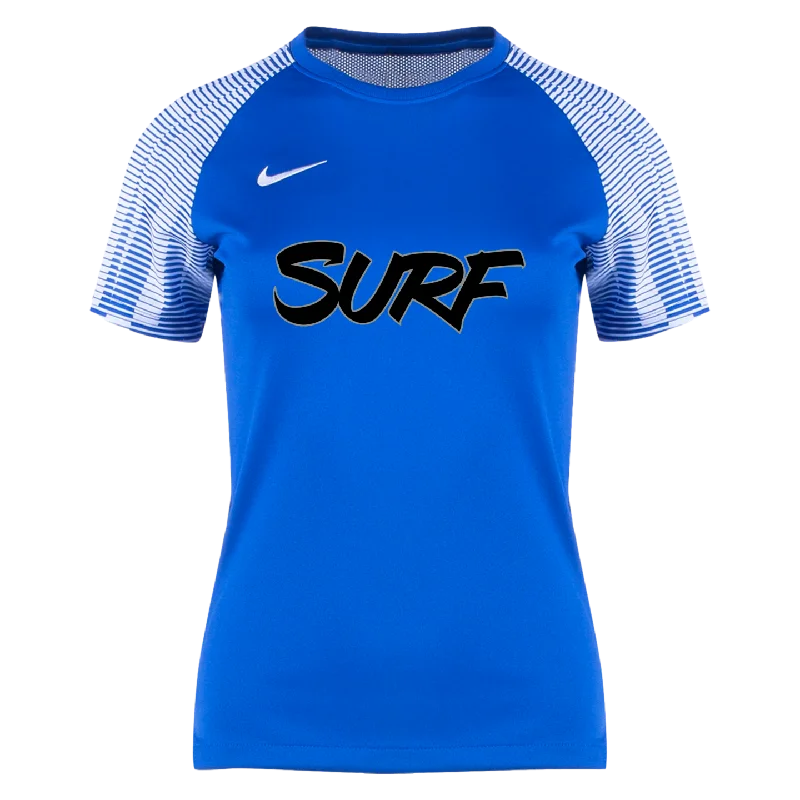 surfboards with efficient paddling for long waves-Coach 2023 Nike Women's Academy Jersey - Royal Blue