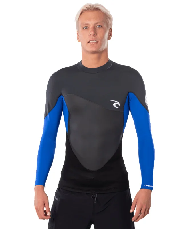 surfboards with responsive tail designs-Rip Curl Omega 1.5mm LS Wetsuit Jacket