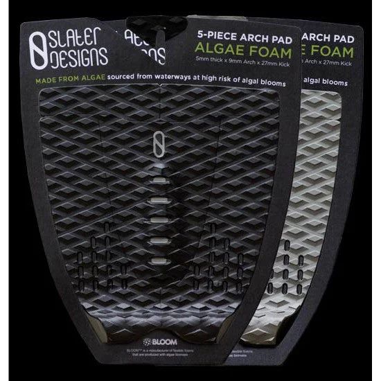 surfboards for heavy swells-Deck pads - Slater Designs - 5 piece arch black