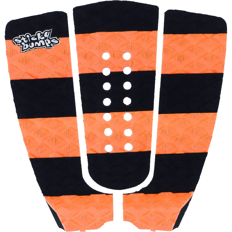 surfboards for expert riders looking for performance-SB Sticky Bumps Stripe Traction Black/Orange