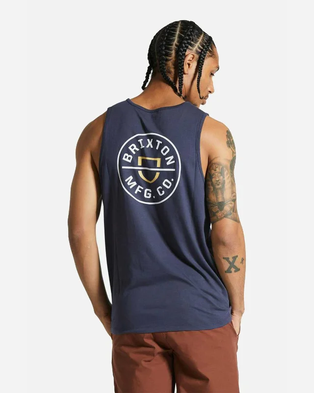 surfboards with extra hold in big waves-Crest Tank Top