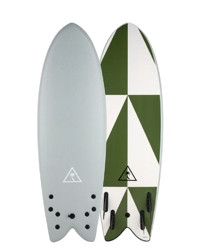 surfboards with improved tracking-Heritage 5'8" Fish - Quad Fin