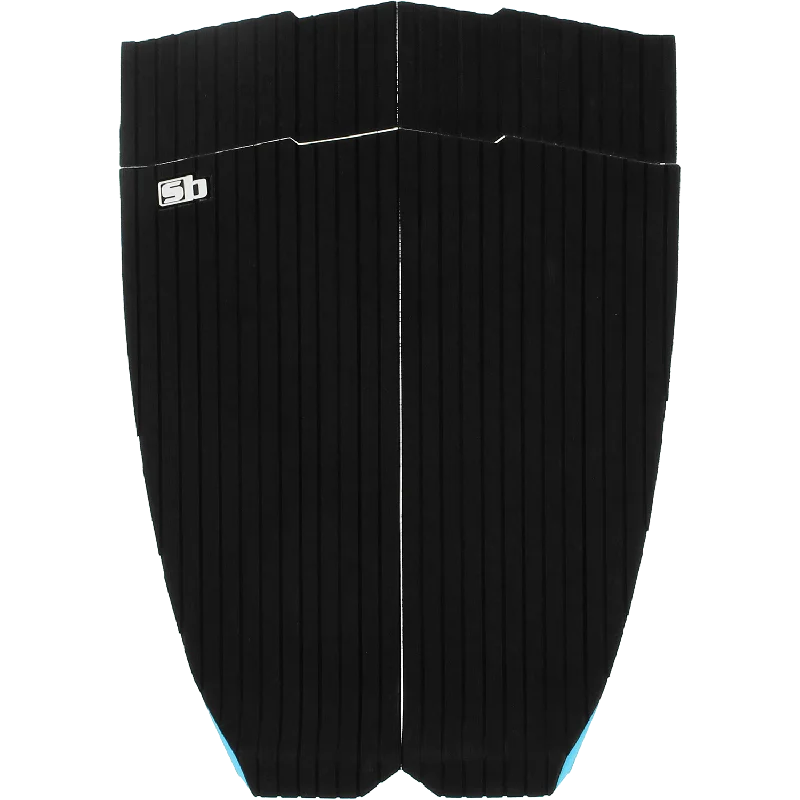 surfboards with reinforced construction for durability-SB Sticky Bumps Traction Longboard Tail Black