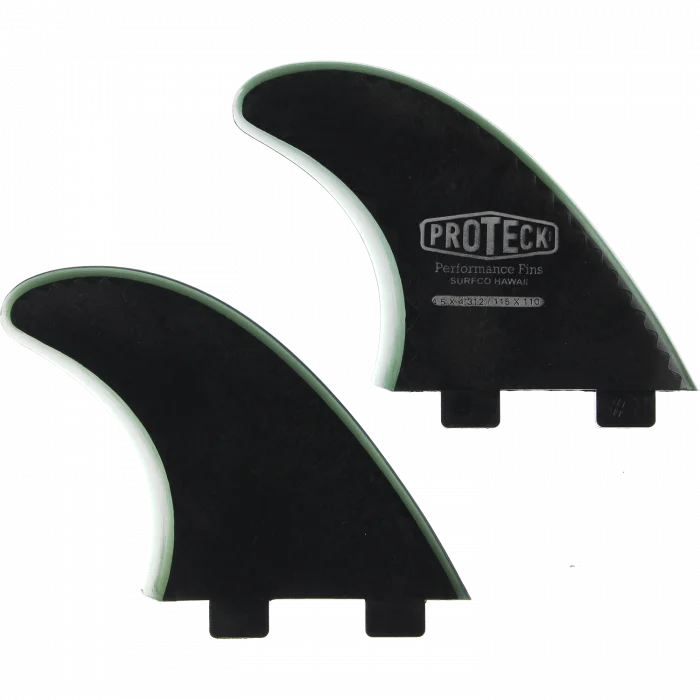 surfboards for deep water riding-Proteck Perform Fcs Side 4.5 Black Surfboard FIN