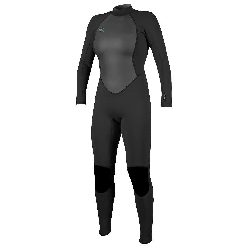 surfboards for big waves-O'Neill Reactor II 3/2mm Women's Fullsuit Wetsuit - Black