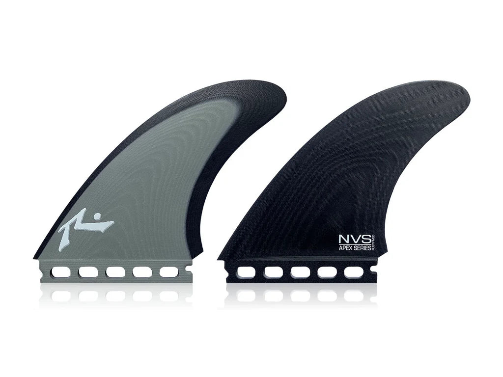 surfboards with great rail control-Rusty Twin Fin Set