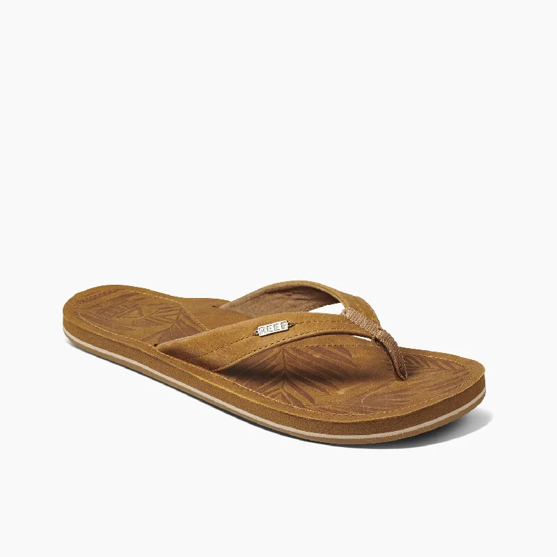 surfboards with improved fin placement-Reef Drift Away Le Womens Sandals - Caramel