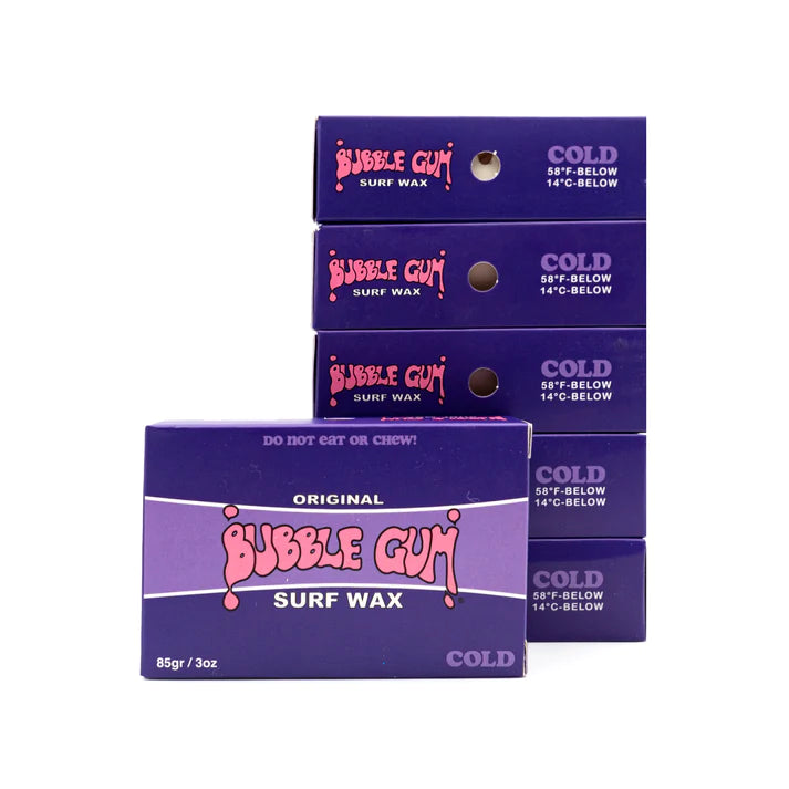 surfboards with better wave-catching ability-Bubble Gum Surf Wax - Cold